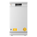 COMFEE' Freestanding Dishwasher CDWEF1034BW-UK 45cm Width, Slimline Dishwasher with 10 place settings, Quick Wash