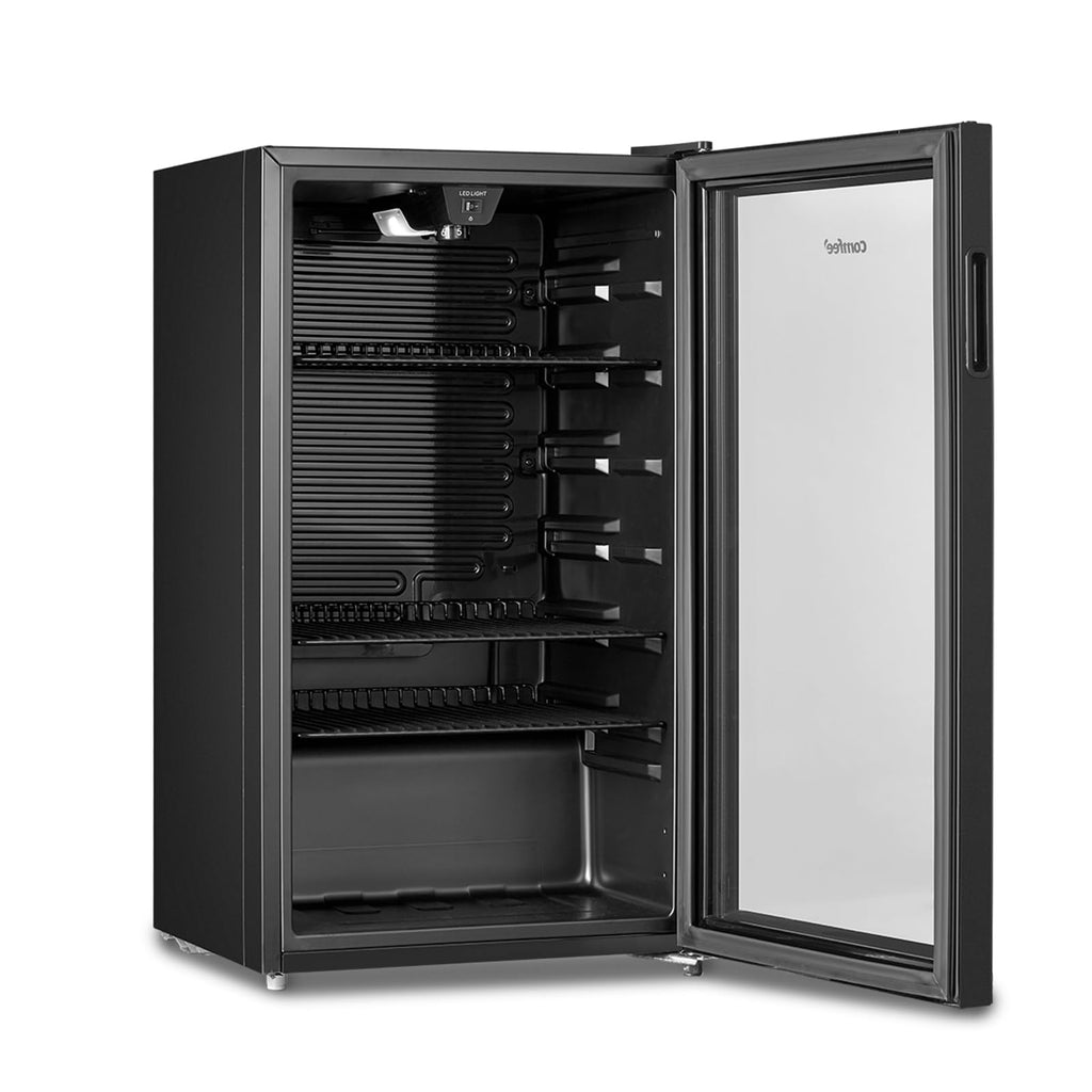 COMFEE' RCZ99BG2(E) Under Counter Beer & Drinks Fridge-93L Capacity,Holds up to 115 Cans, Premium Temperature Performance