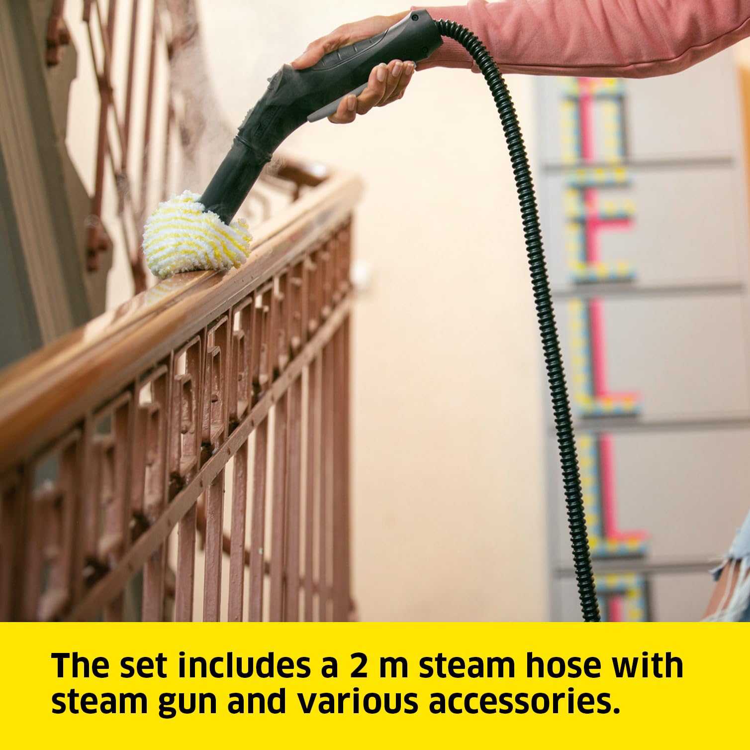 Kärcher Steam Cleaner SC 2 EasyFix, Steam pressure: 3.2bar, Heating time: 6.5min., Output: 1500 W, Cleaning performance